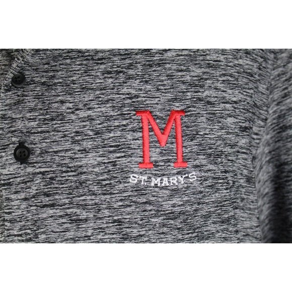 NWT Under Armour UA St. Mary's Elevated Heather Polo Shirt MENS LARGE Blue - Picture 4 of 8